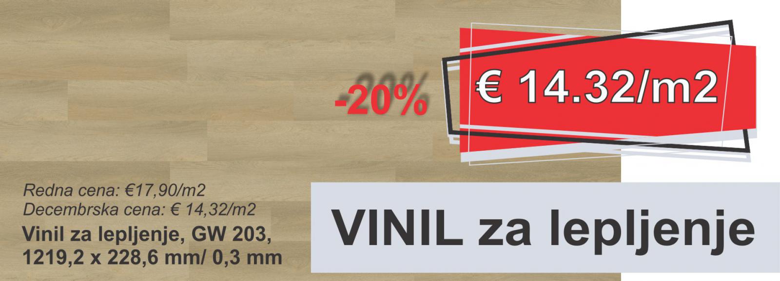 Vinil za lepljenje -20%